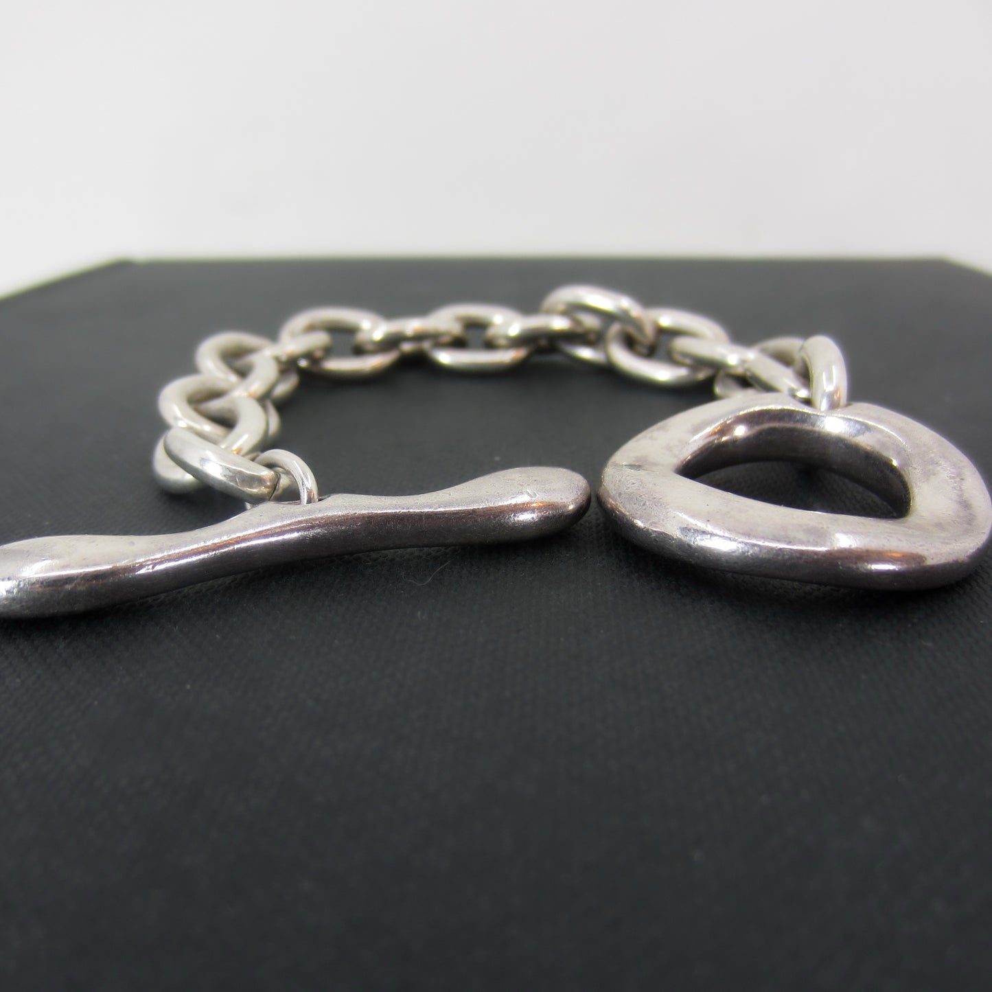 Vintage Robert Lee Morris Toggle Bracelet Sterling c. 1980