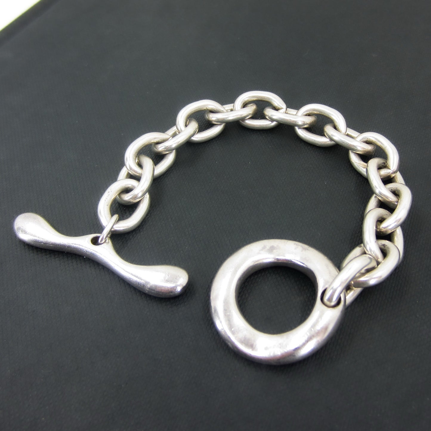 Vintage Robert Lee Morris Toggle Bracelet Sterling c. 1980