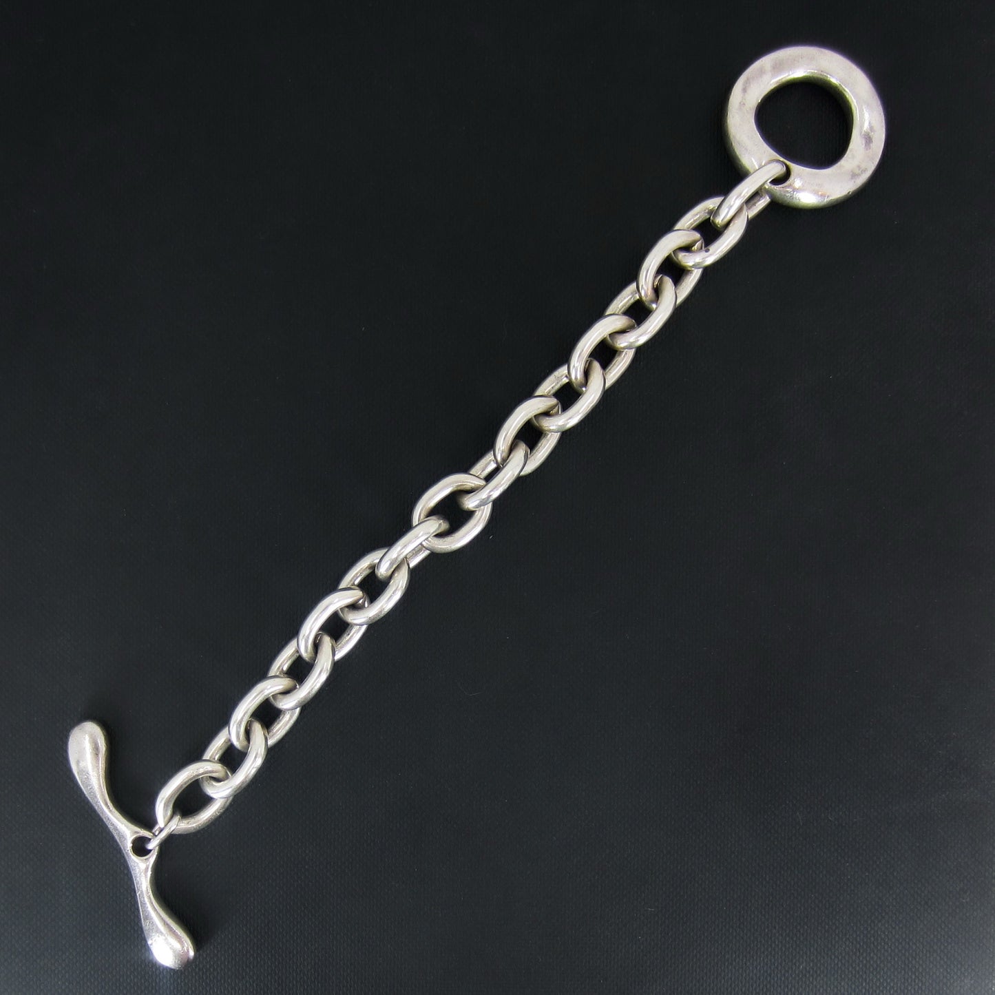 Vintage Robert Lee Morris Toggle Bracelet Sterling c. 1980