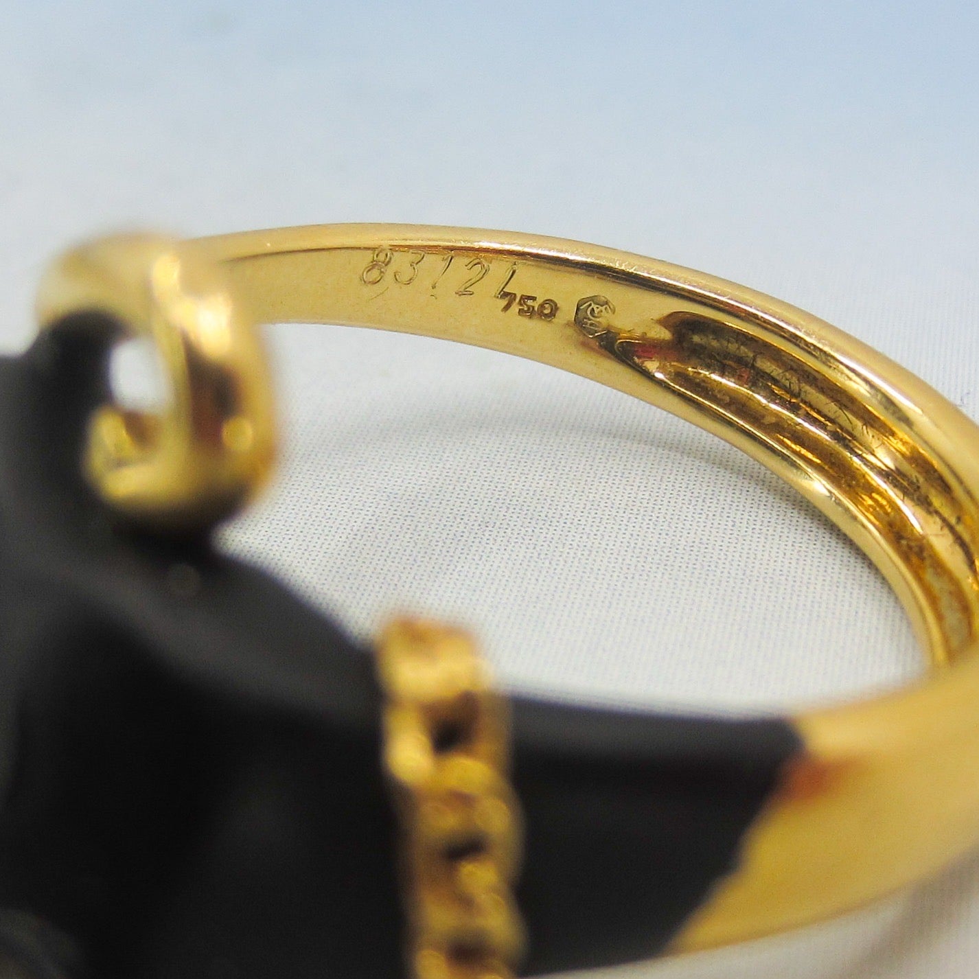 Estate Carrera Y Carrera Panther Ring 18k c. 2000