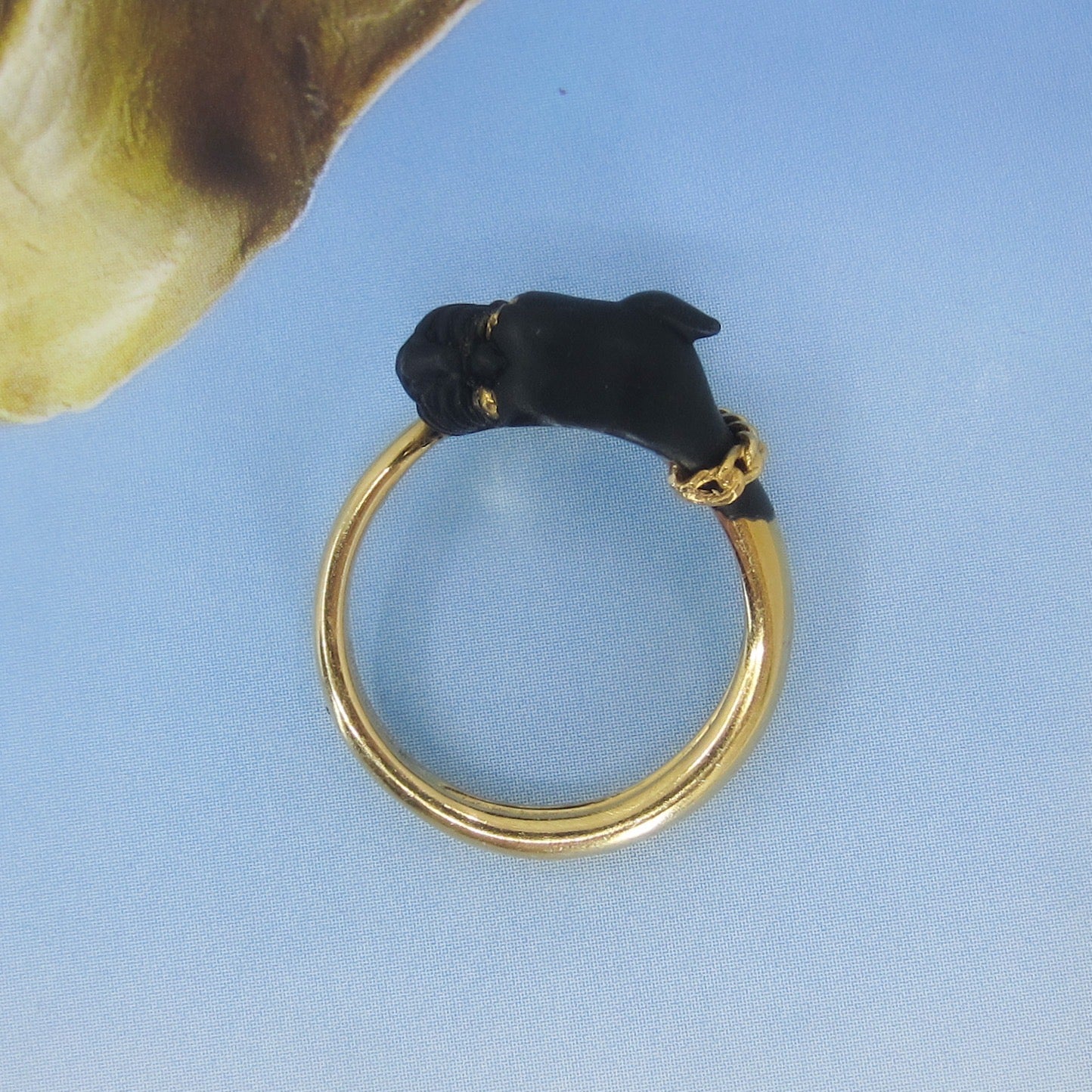 Estate Carrera Y Carrera Panther Ring 18k c. 2000
