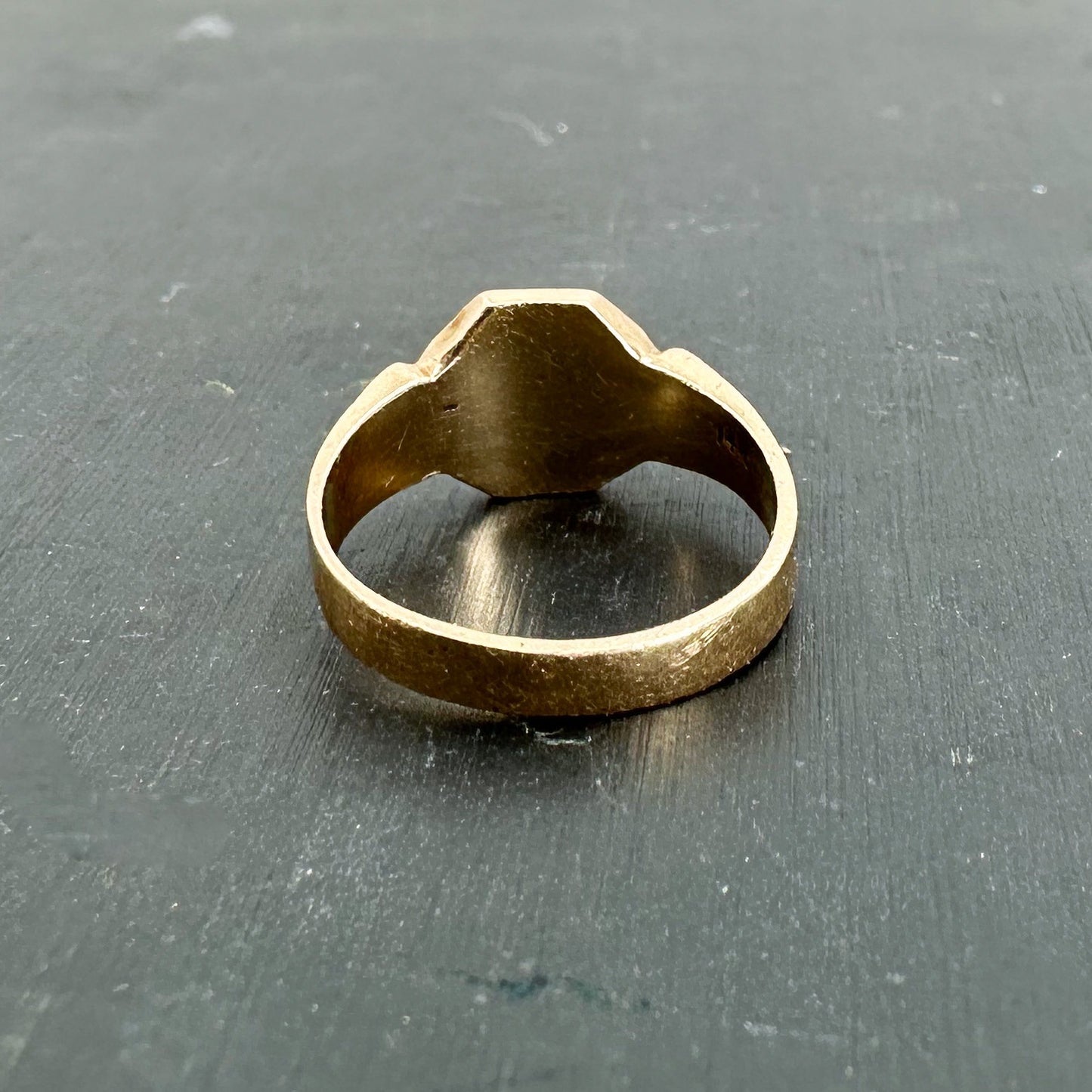 SOLD Art Deco Signet Ring 14k c. 1920