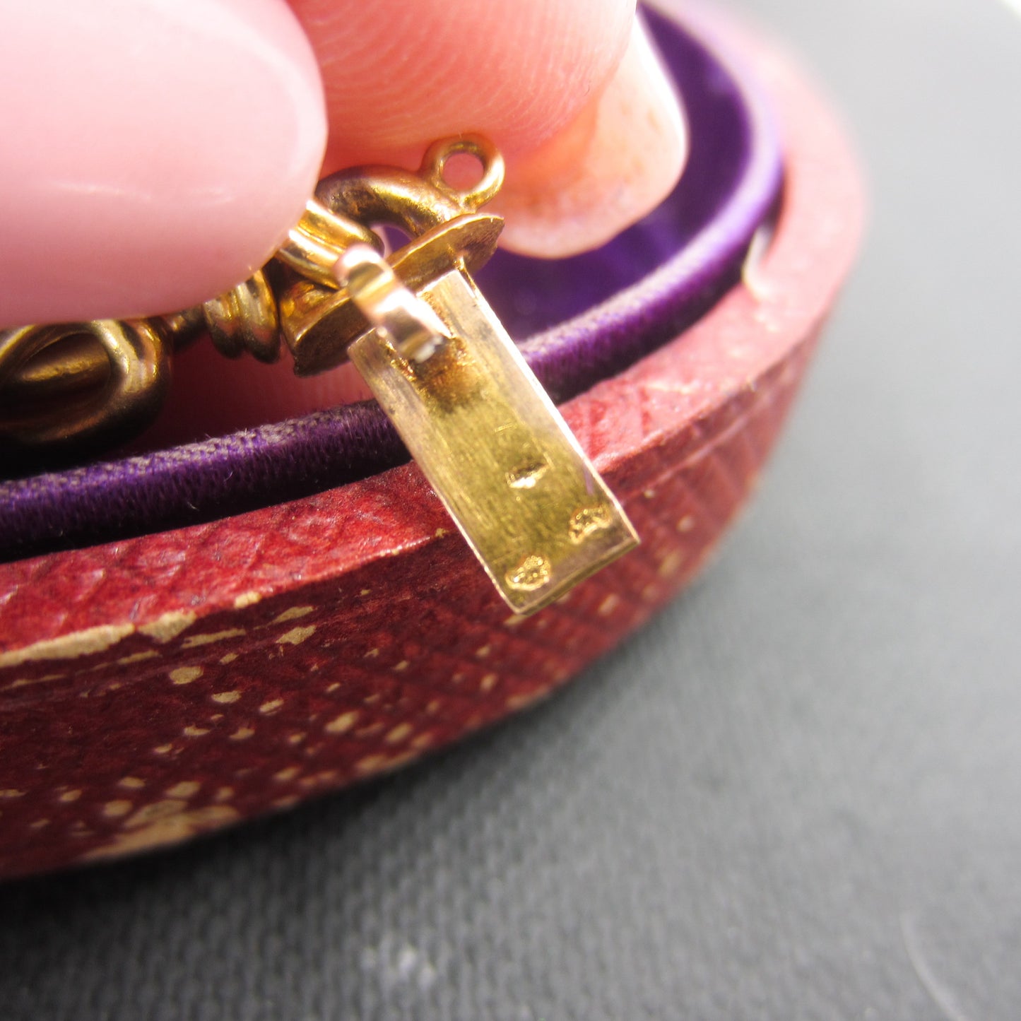 SOLD-Antique French Fancy Link Bracelet 18k c. 1910