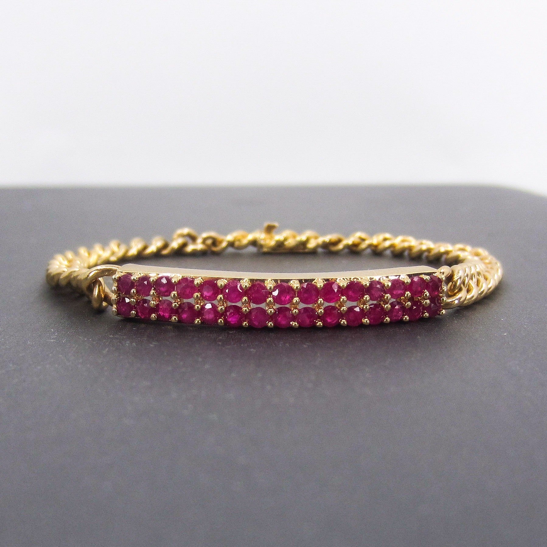 Vintage 2024 ruby bracelet