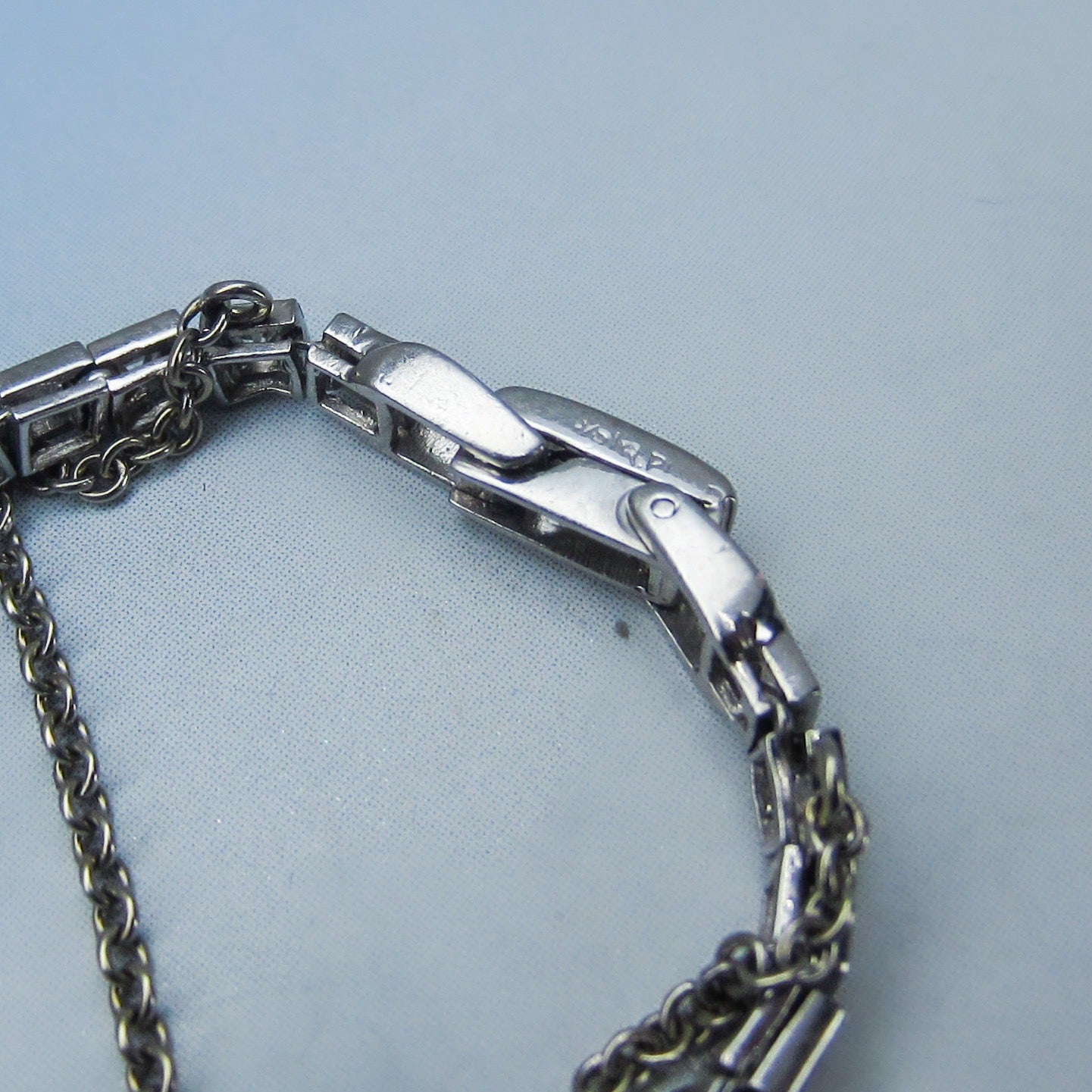 SOLD--Art Deco Diamond Cluster Bracelet Platinum c. 1930