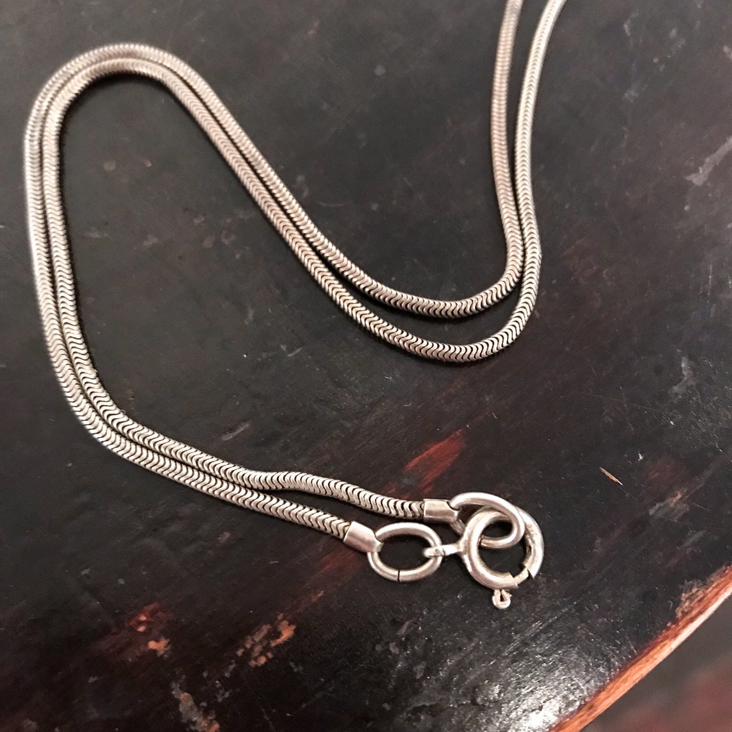 SOLD--Modernist Drop Pendant Sterling c. 1970