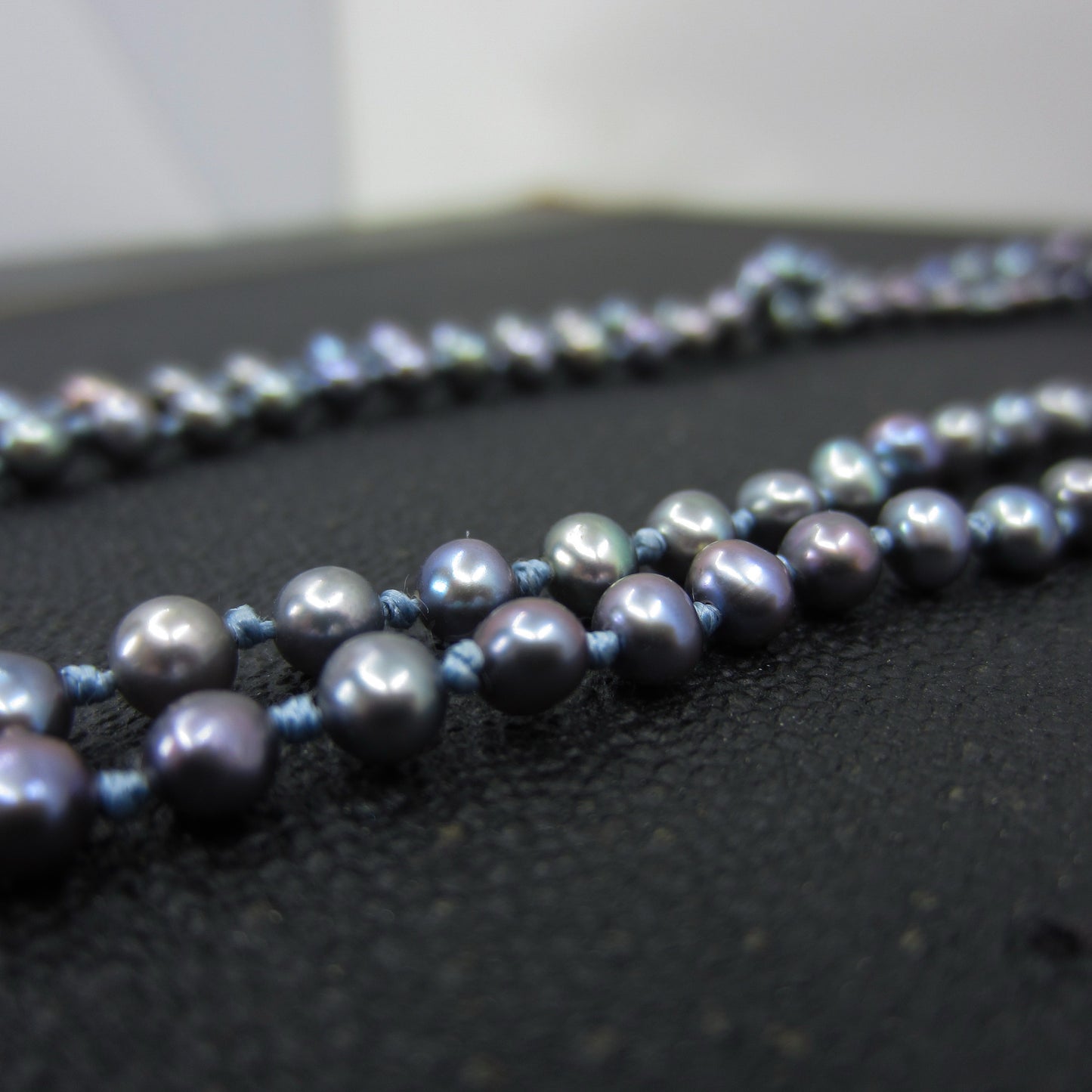 Vintage Pearl and Boulder Opal Necklace Gilt Silver c. 1998