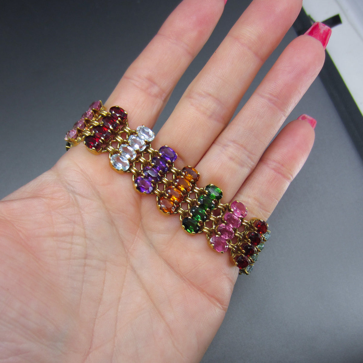 Vintage H. Stern Rainbow Bracelet 18k c. 1990