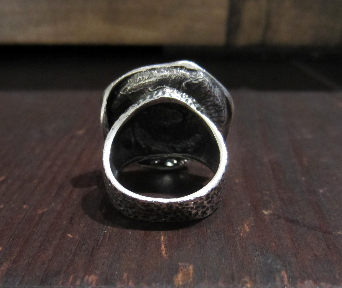 Modernist Swirl Ring Sterling c. 1960