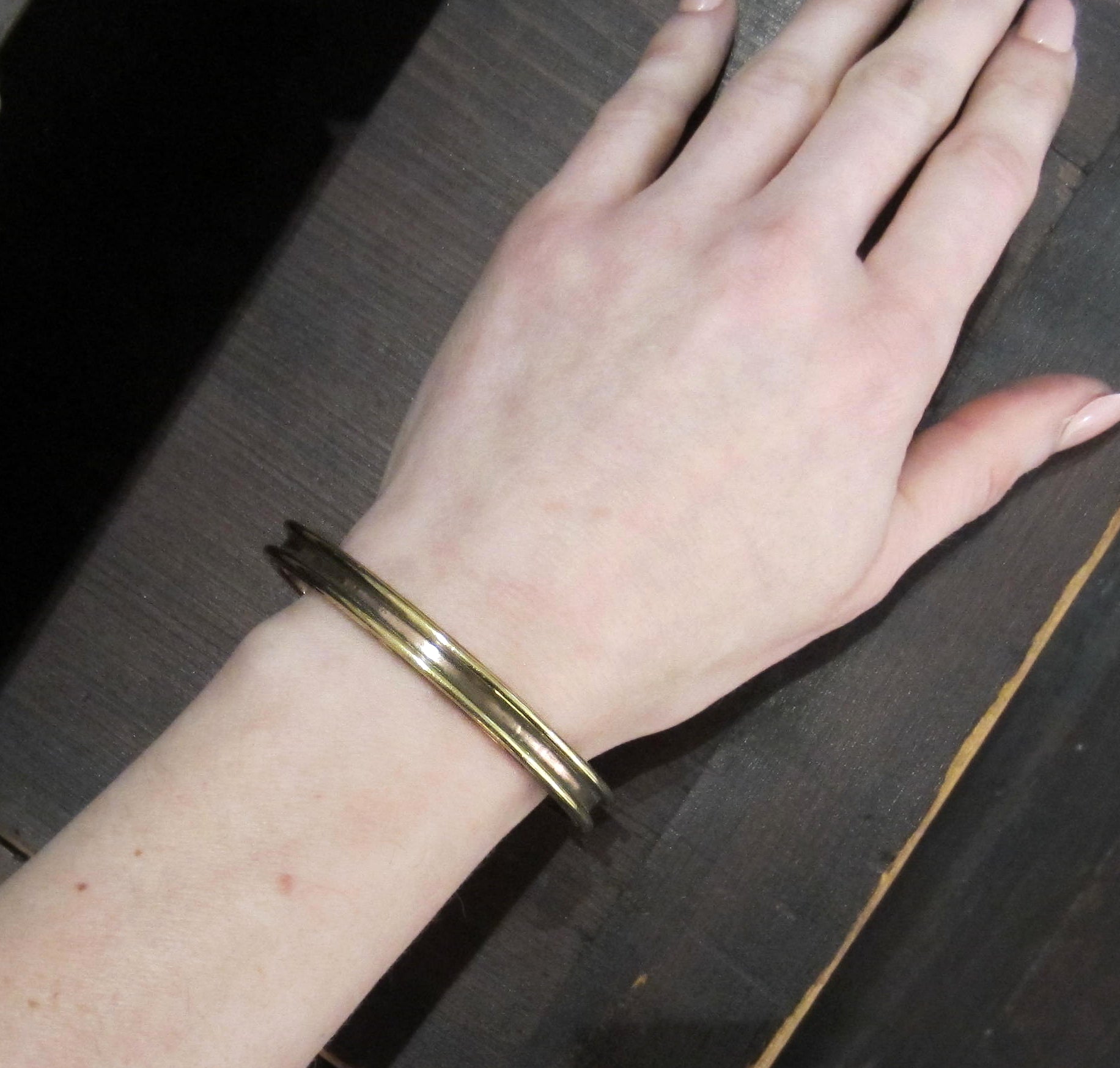 bangle cuff bracelet, brass bracelet, African bracelet by
