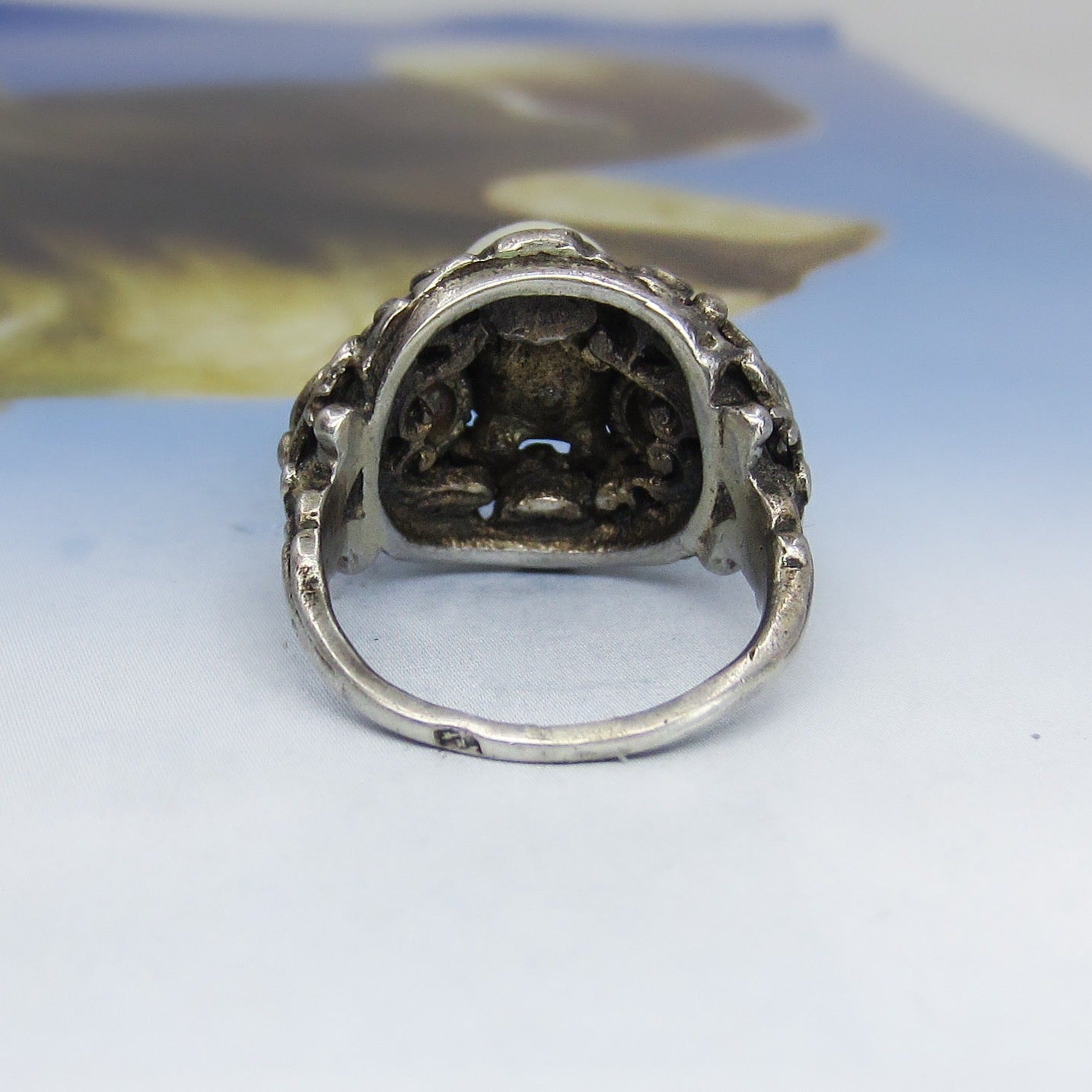 Renaissance Wedding Ring in Sterling Silver