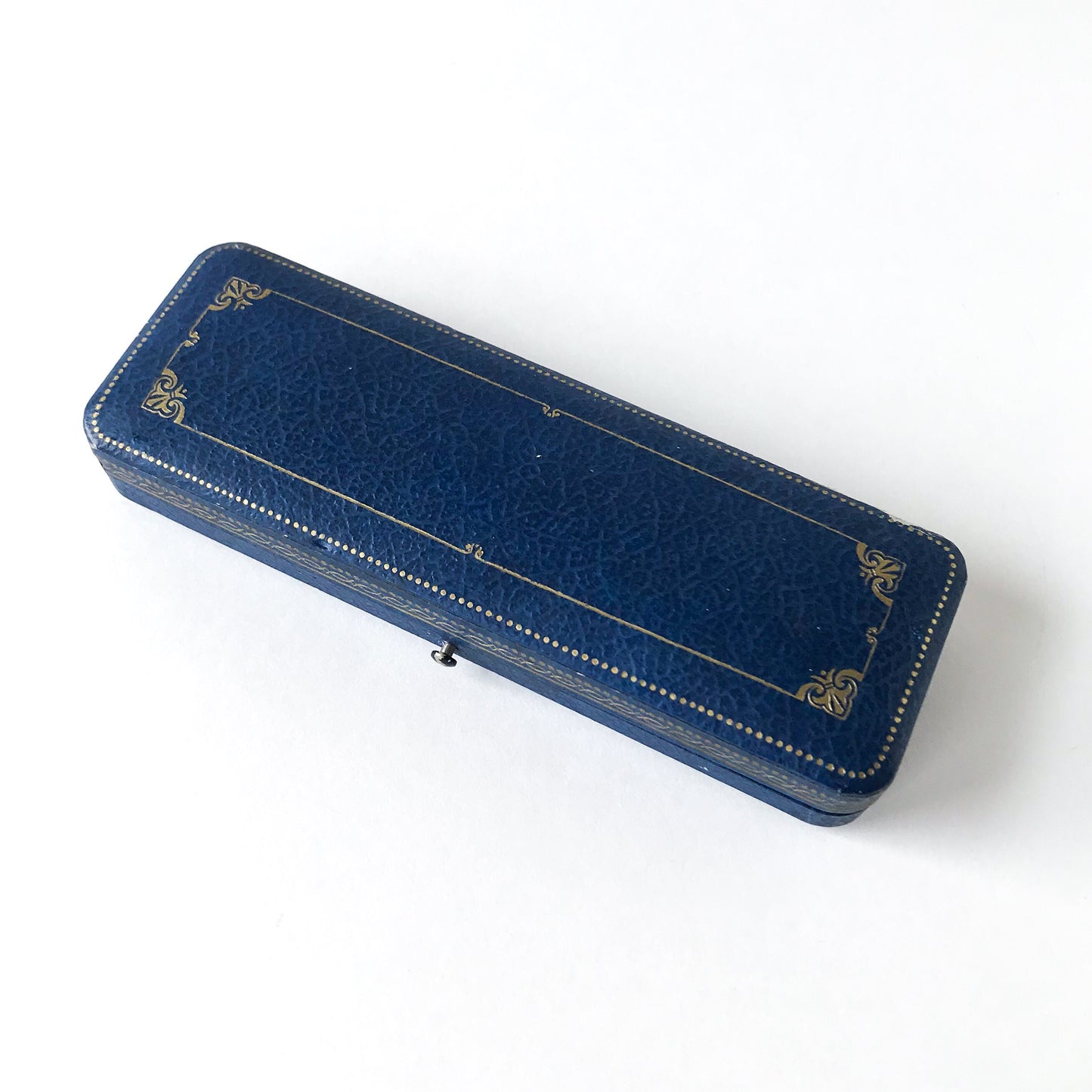 SOLD--Art Deco Coral Hair Pin Silver, in Original Box c. 1920