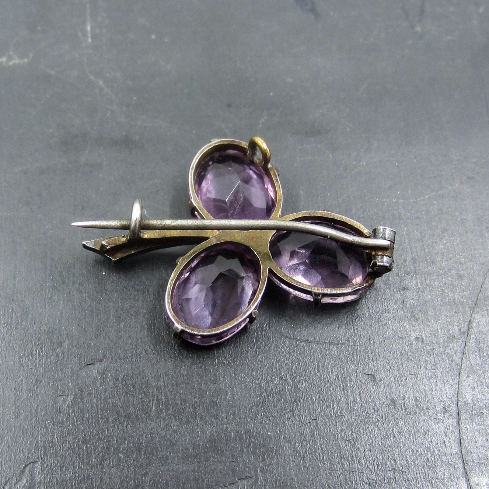 Victorian amethyst clearance brooch