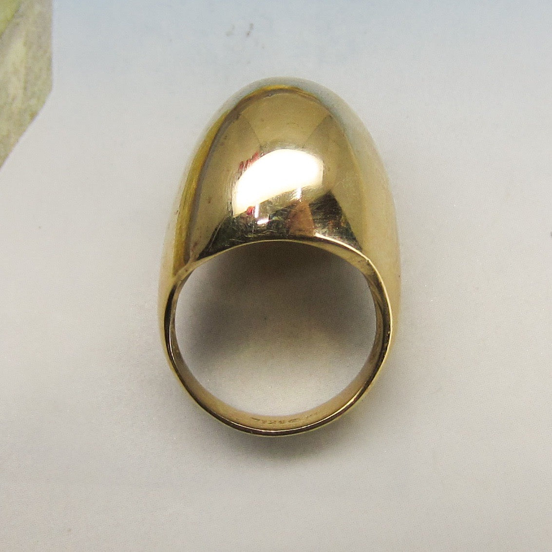 Awesome Vintage Dome Ring 14k c. 1990